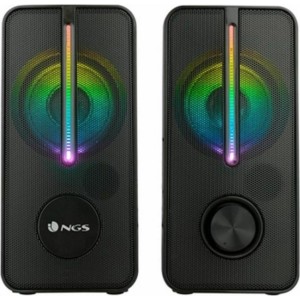 NGS GSX-150 2.0 Gaming Speaker Rbg Φωτισμό  12W Μαύρα  