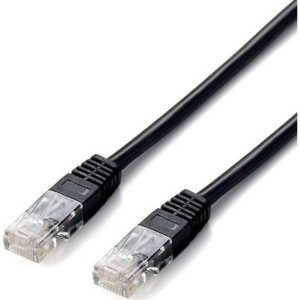 Powertech U/UTP Cat.5e Καλώδιο Δικτύου Ethernet 0.5m Μαύρο