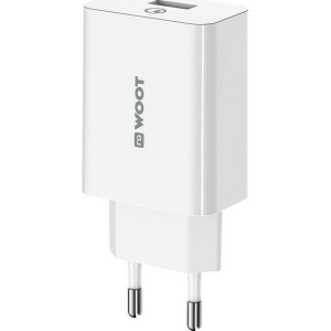 NG Φορτιστής Χωρίς Καλώδιο με Θύρα USB-A 18W Quick Charge 3.0 Λευκός (WT21)