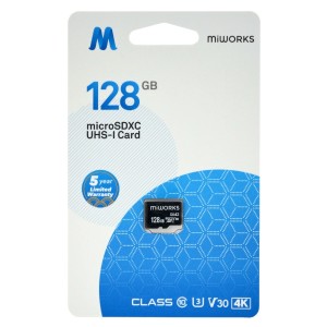 MiWorks Κάρτα Μνήμης  MICROSDXC 128GB