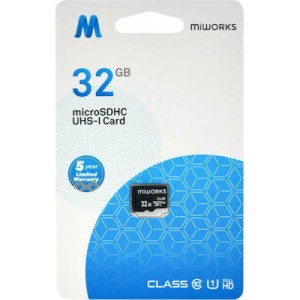 MiWorks Κάρτα Μνήμης MICROSDHC 32GB 